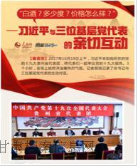 习近平与三位基层党代表的亲切互动