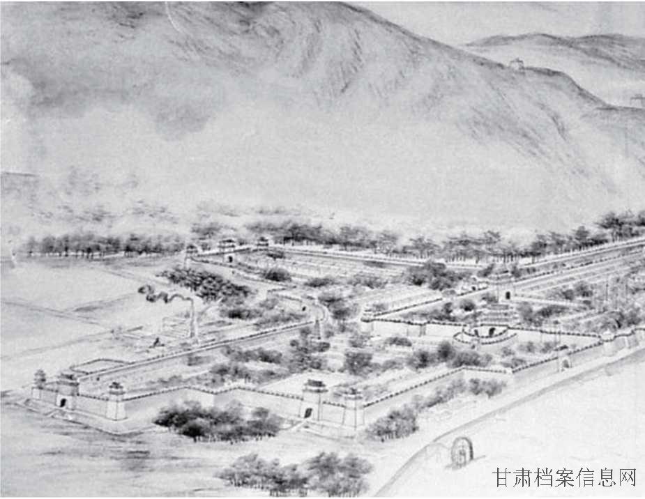 《兰州城池鸟瞰图》1.jpg 《兰州城池鸟瞰图》1.jpg